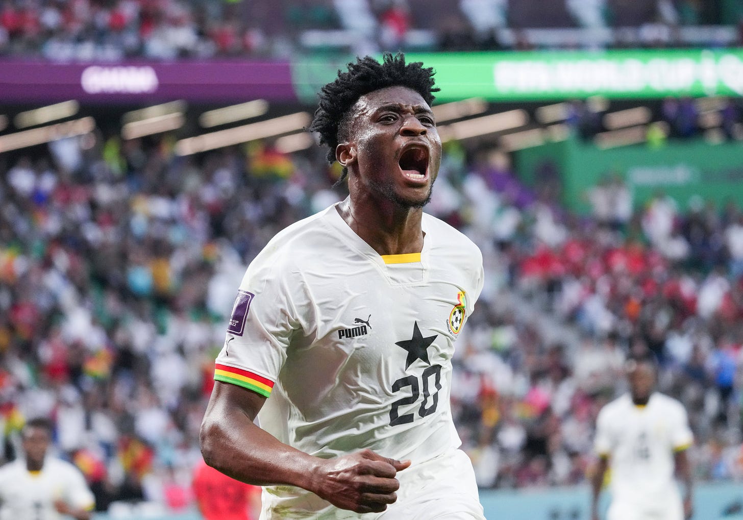 Mohammed Kudus becomes first Black Stars player to score a brace in a World  Cup game | Pulse Ghana