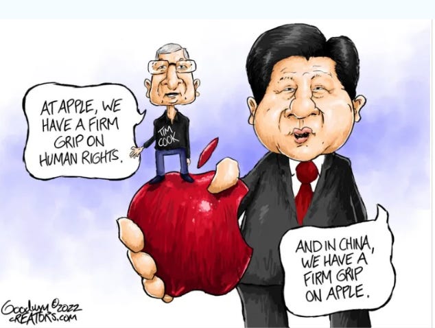 In China Firm Grip On Apple