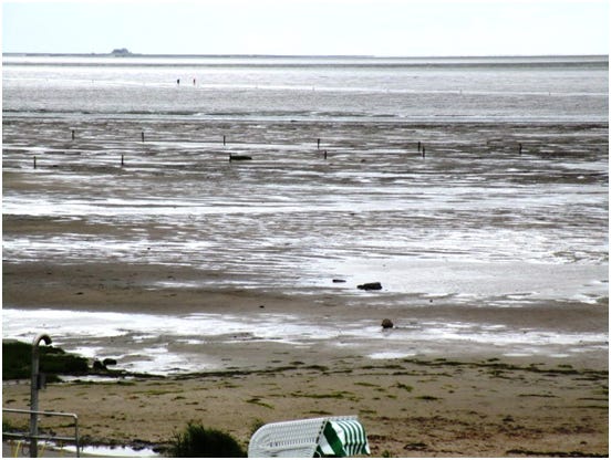 View of Rungholt's location from Nordstrand.