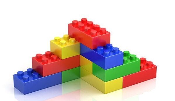 Lego blocks describing rapid development on the ServerlessEdge