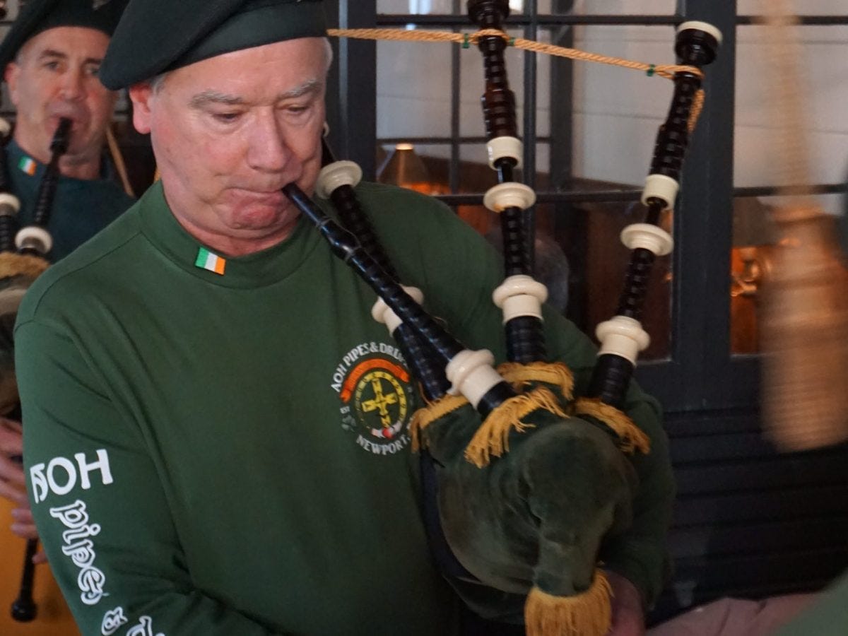 AOH Pipes & Drums to perform during What’sUpNewp’s annual St. Patrick’s Parade Day Eve Celebration