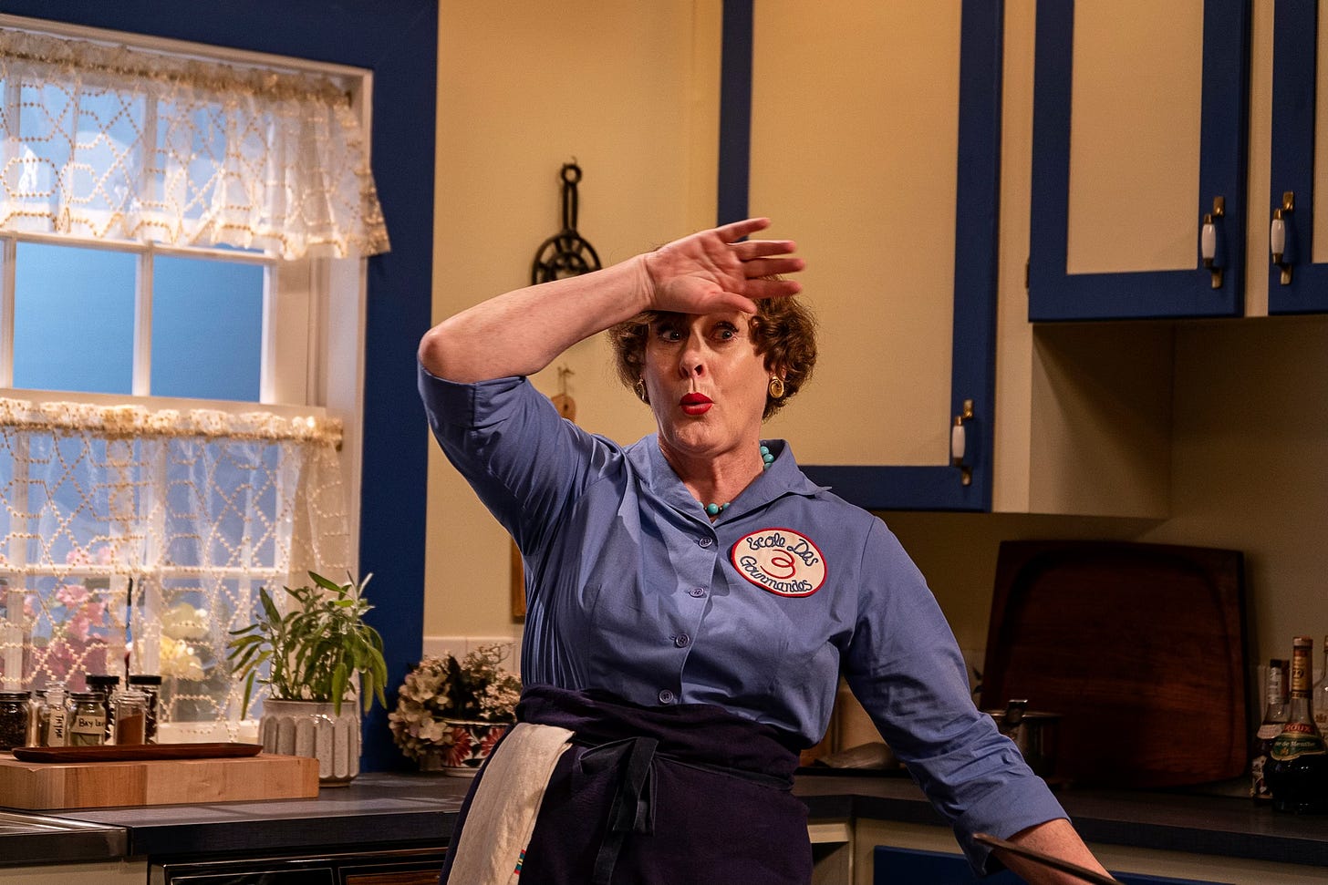 Sarah Lancashire as Julia Child in the TV series Julia