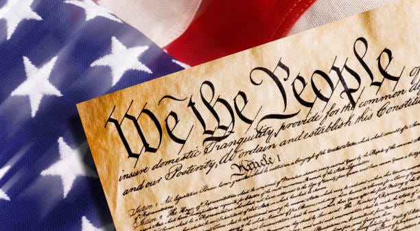 We The People Stock Photo - Download Image Now - Constitution, People,  American Flag - iStock