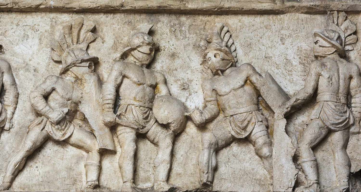Roman Gladiators, Their Arms, and Armor