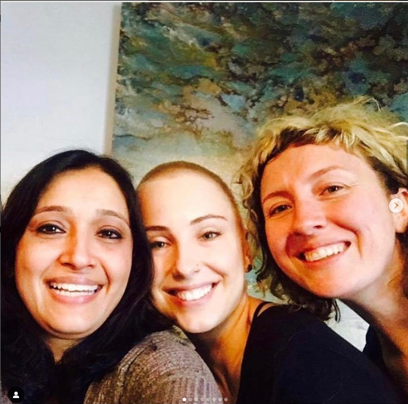 Anu French, Md. Victoria and Julie Johnson in a selfie