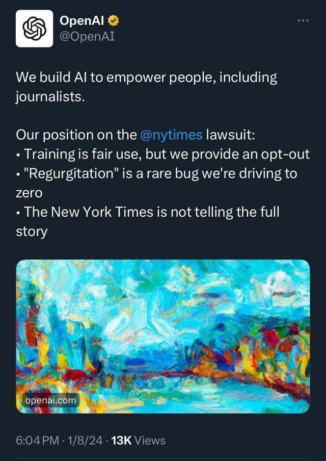 OpenAI claps back at NYTimes : r/singularity