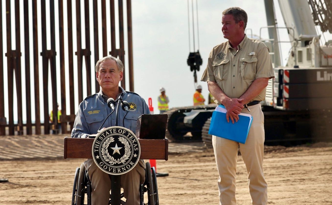 Gov. Greg Abbott adds $38.4 million to controversial 'Operation Lone Star'  following wall construction