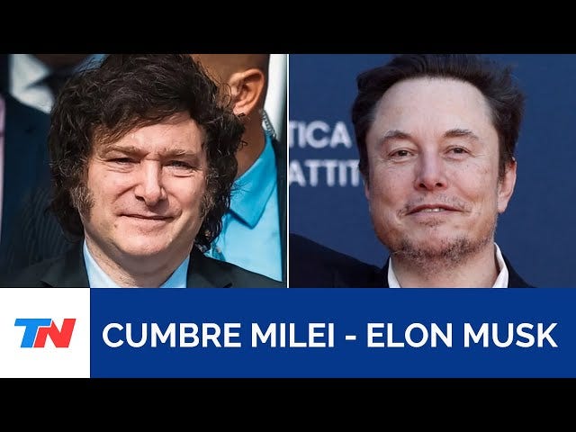 Javier Milei se reunirá con Elon Musk en la fábrica de Tesla en su visita a  EE.UU.