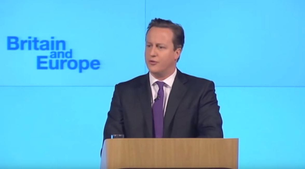 David Cameron's Bloomberg speech in full, six years on – what he said as he  announced the Brexit referendum