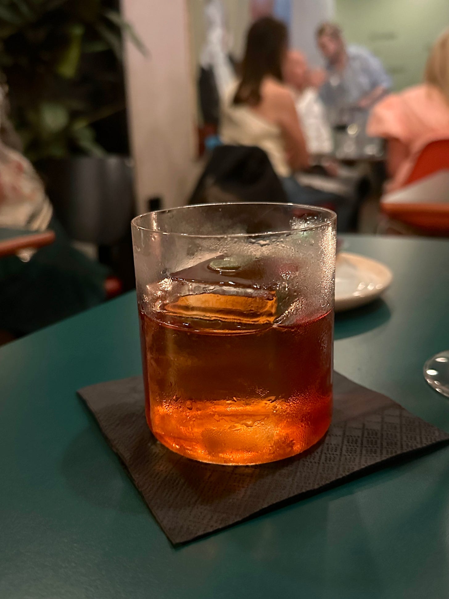 The Coconut + Fig Leaf cocktail at Coppinger