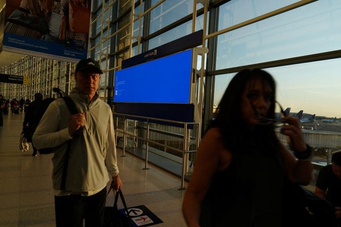 Blue Screens Everywhere Are Latest Tech Woe for Microsoft - WSJ