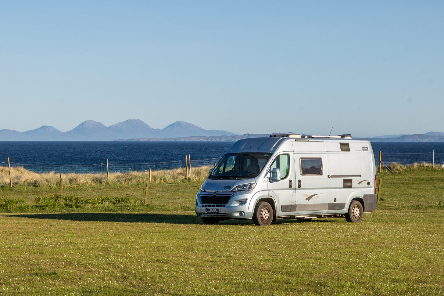 Our pitch for the night at Ardalanish © Felicity Martin