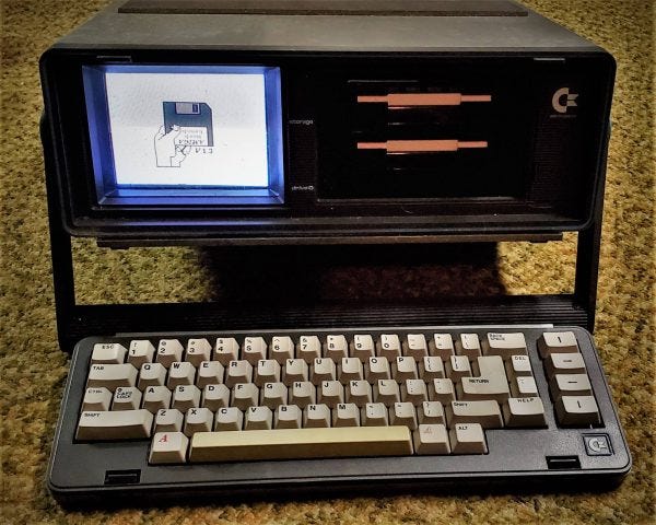 Amiga 500 in a SX-64 case, called SX-500
