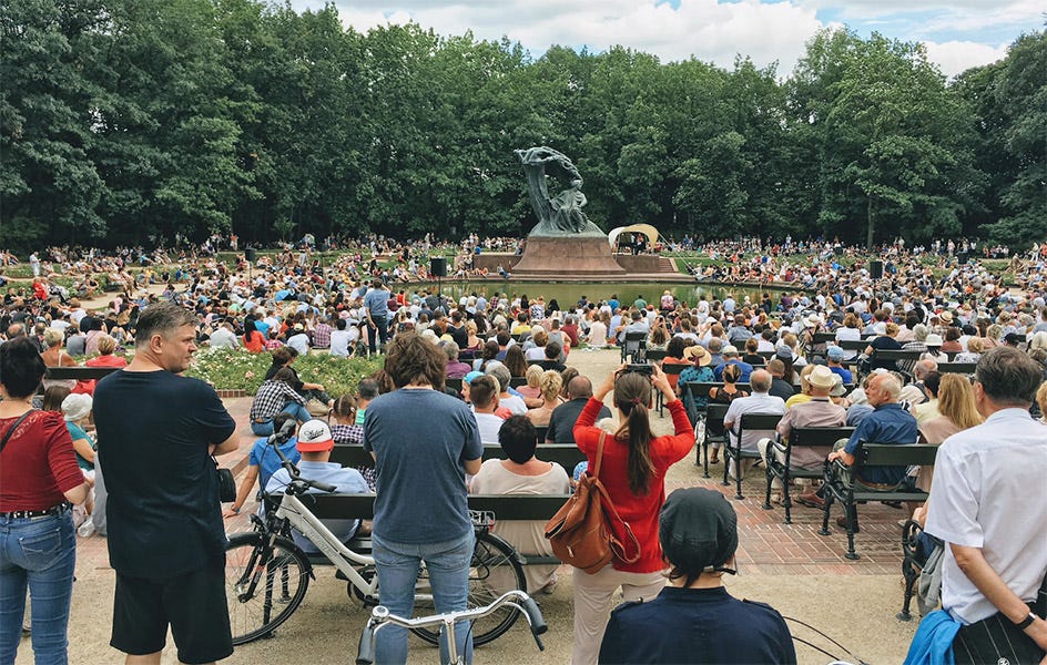 Warsaw Łazienki Park