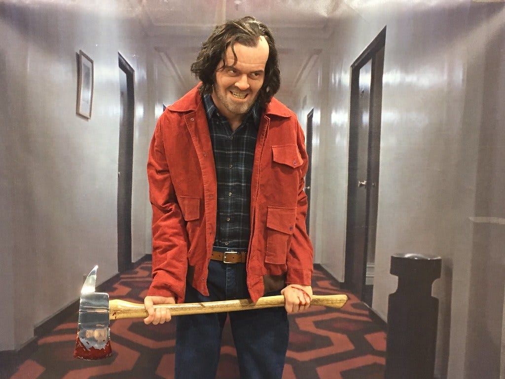 Jack Nicholson mannequin from "The Shining" (1980) #Nostal… | Flickr