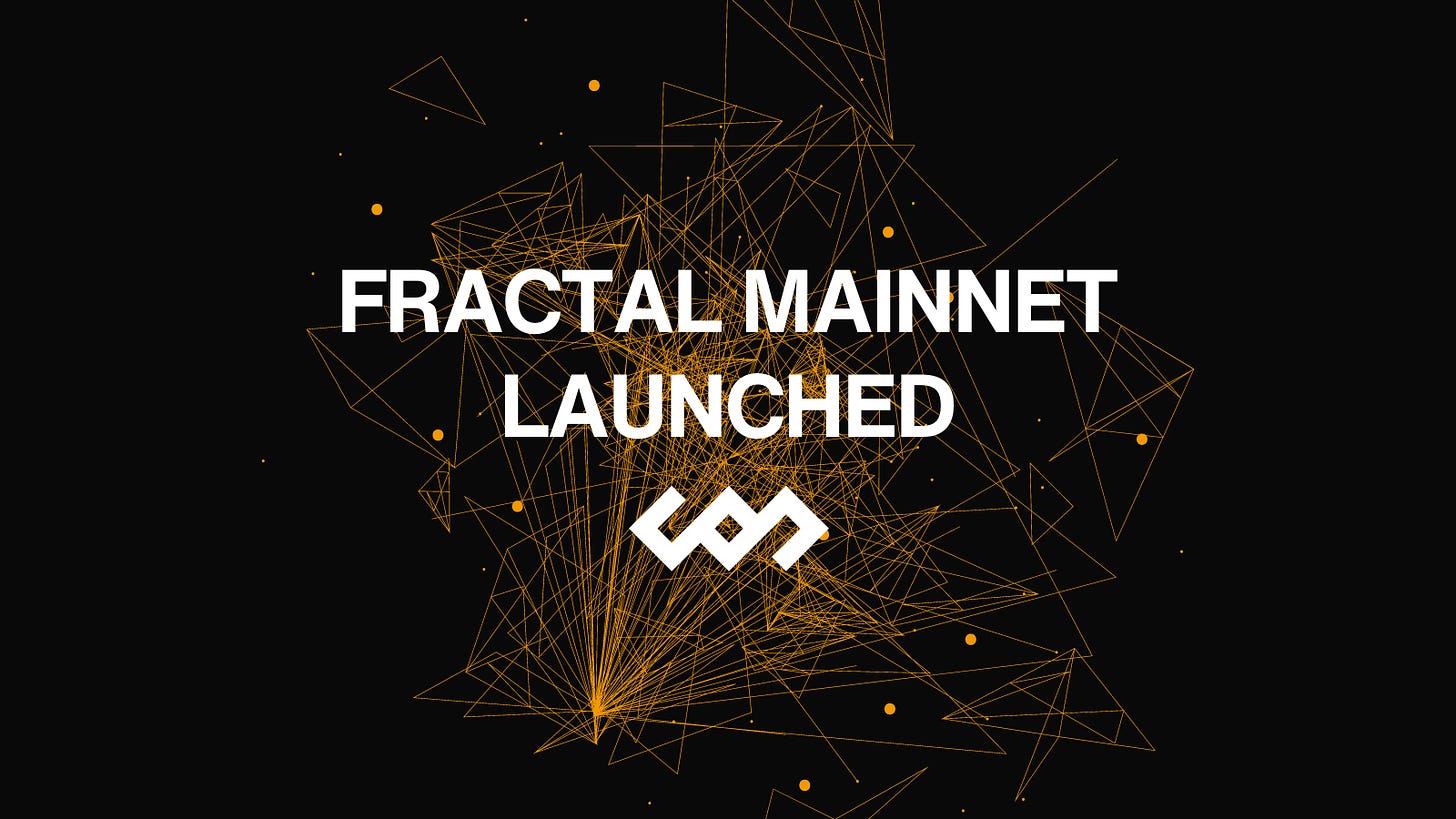 Fractal Mainnet Launches: Press Release — Fractal Bitcoin