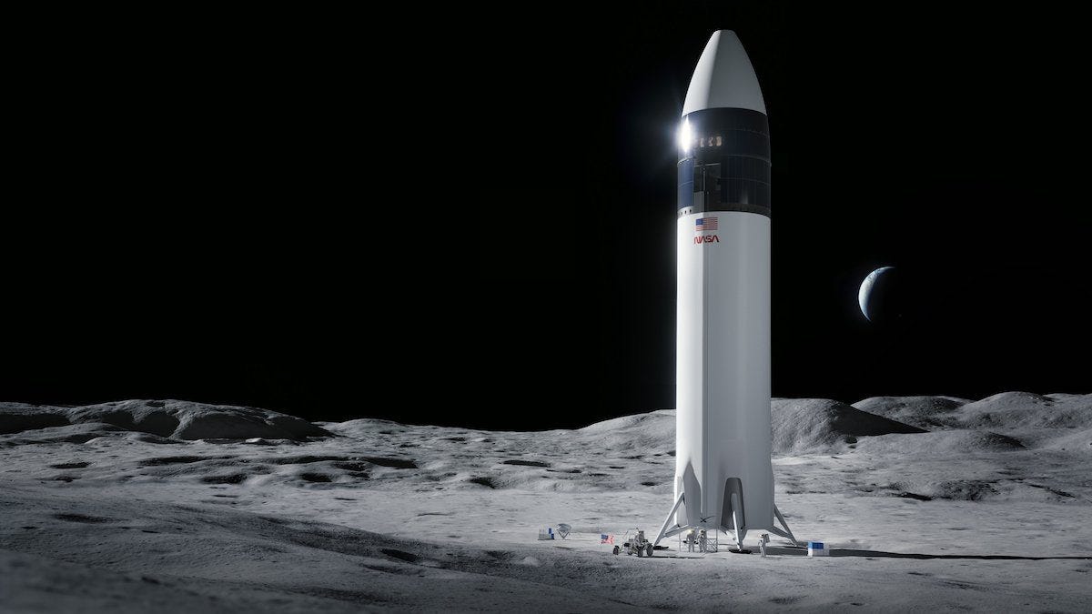 SpaceX Astronaut Lunar Lander HLS