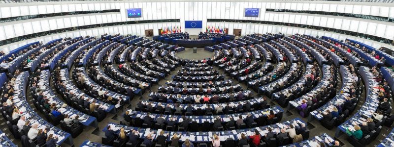 Evropský parlament - jednací sál