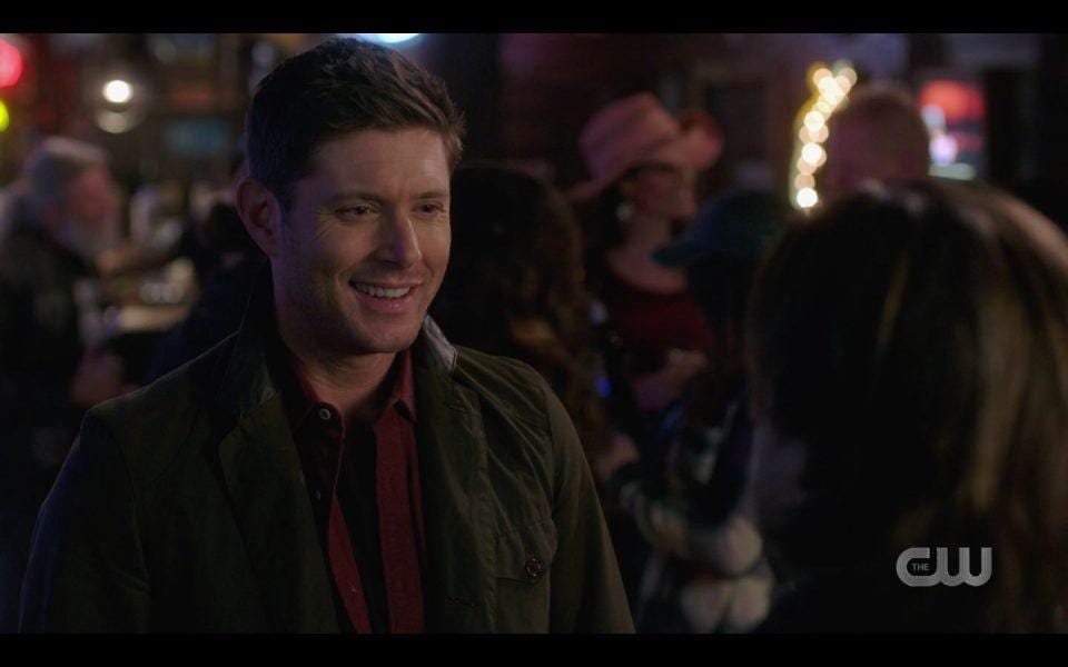 Dean Winchester happy to see Lee Christian Kane for hugging SPN