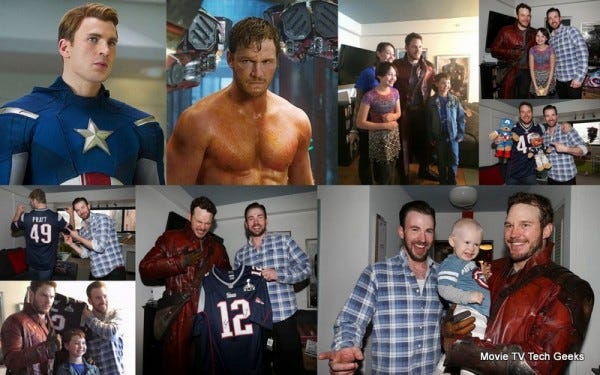 Kids Win With Captain America & Star-Lord Super Bowl XLIX Bet