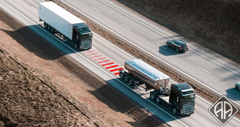 Volvo lança sistema de monitoramento de distância do caminhão da frente -  Blog do Caminhoneiro