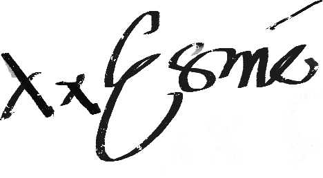 handwritten text: xx Esmé 