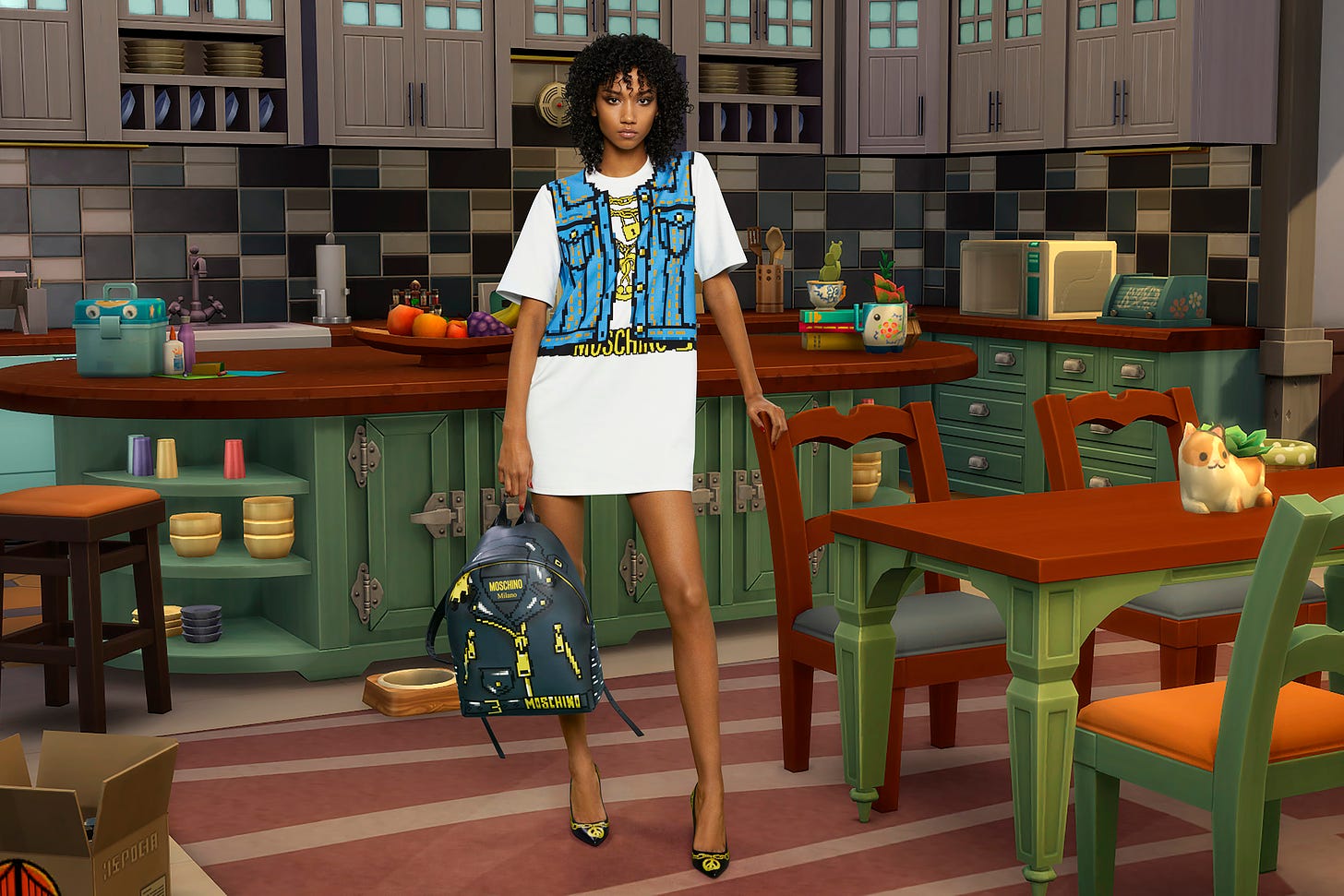 Moschino & Sims Collaboration: When High Fashion, Video Games Unite |  Fortune