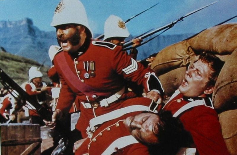 Caption from the Zulu movie. 