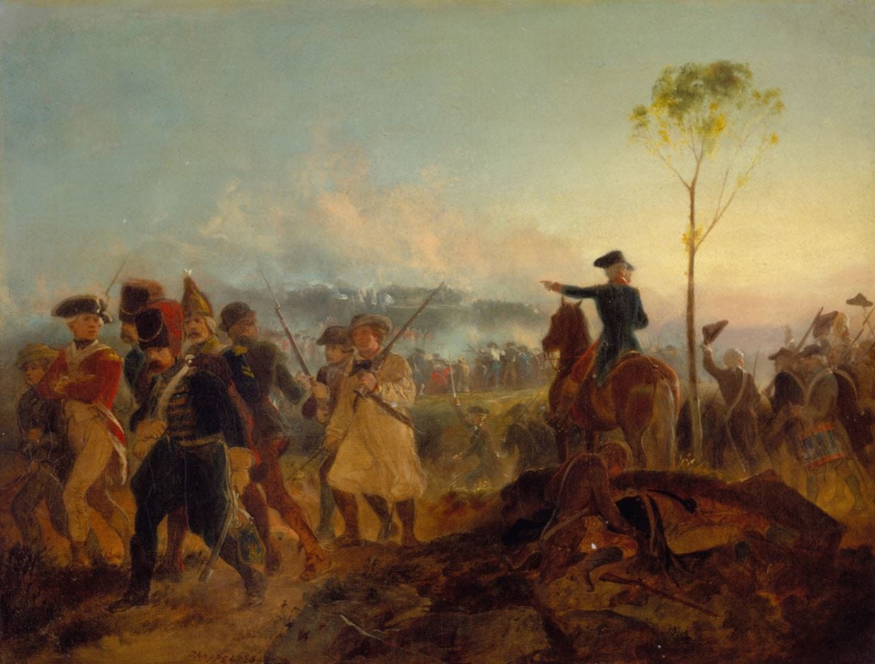 Battle of Bennington, by Alonzo Chappel