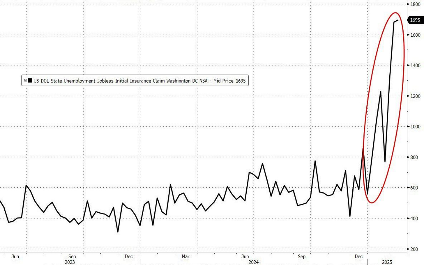 Jobless claims in DC