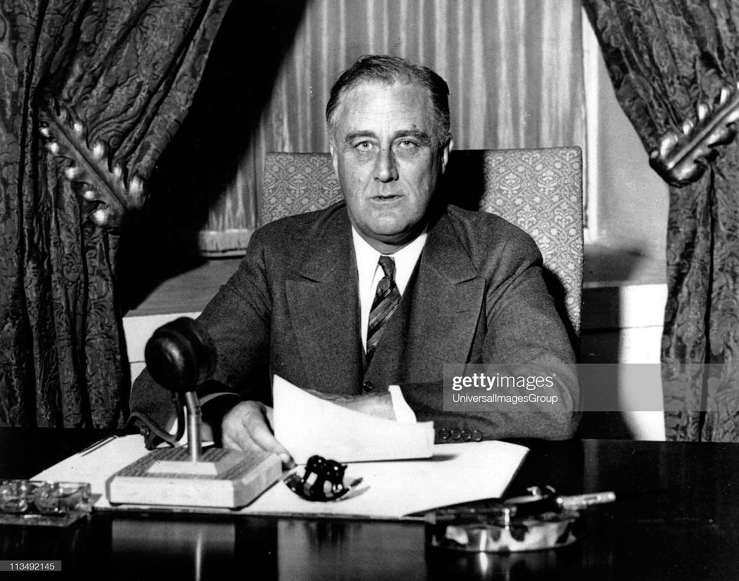 Franklin Delano Roosevelt , 32nd President of the United States of... News Photo - Getty Images
