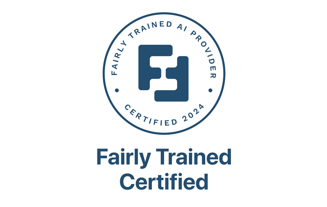 Fairly Trained Logo for Certified companies or products