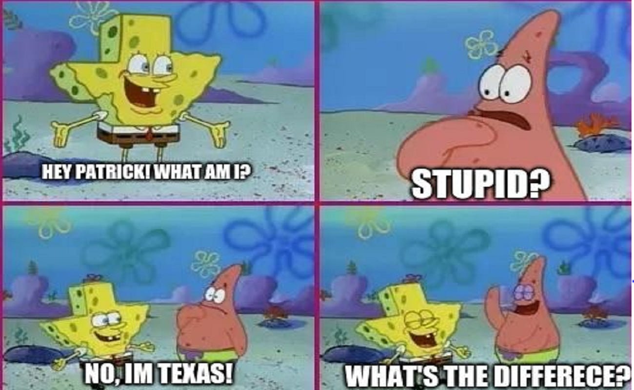 Spongebob Texas Meme — The New Meme Trend | BrunchVirals