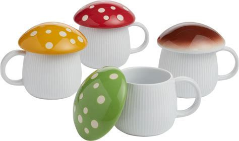 Mushroom Lidded Ceramic Mug: Brown: Brown - Stoneware By World Market |  Shopping from Microsoft Start