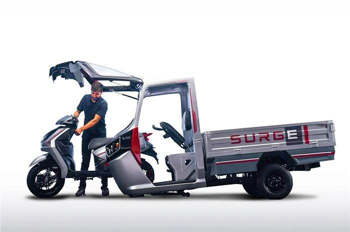 Surge S32 electric scooter/rickshaw hybrid revealed | Autocar India