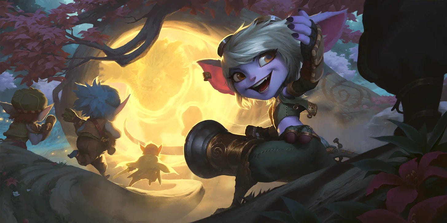 Tristana, one of the best LoR champions right now