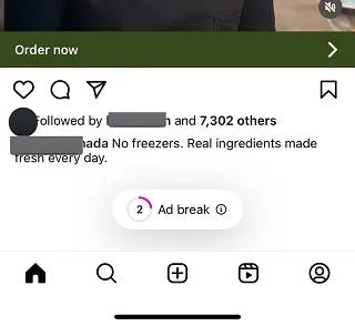 Instagram unskippable ads