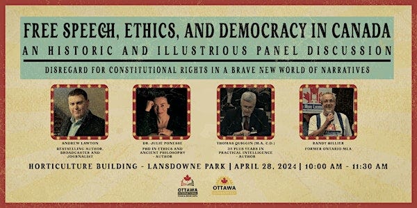 Free Speech, Ethics and Democracy in Canada  | Panel Discussion