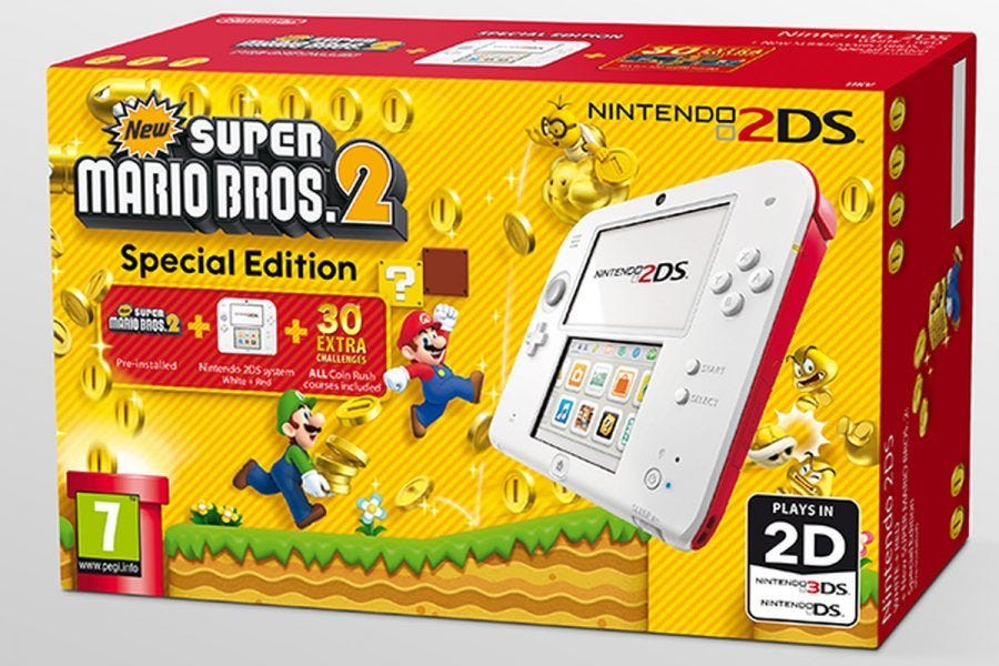 Nintendo 2DS - New Super Mario Bros. 2 Edition 2019 hottest holiday gaming gift ideas