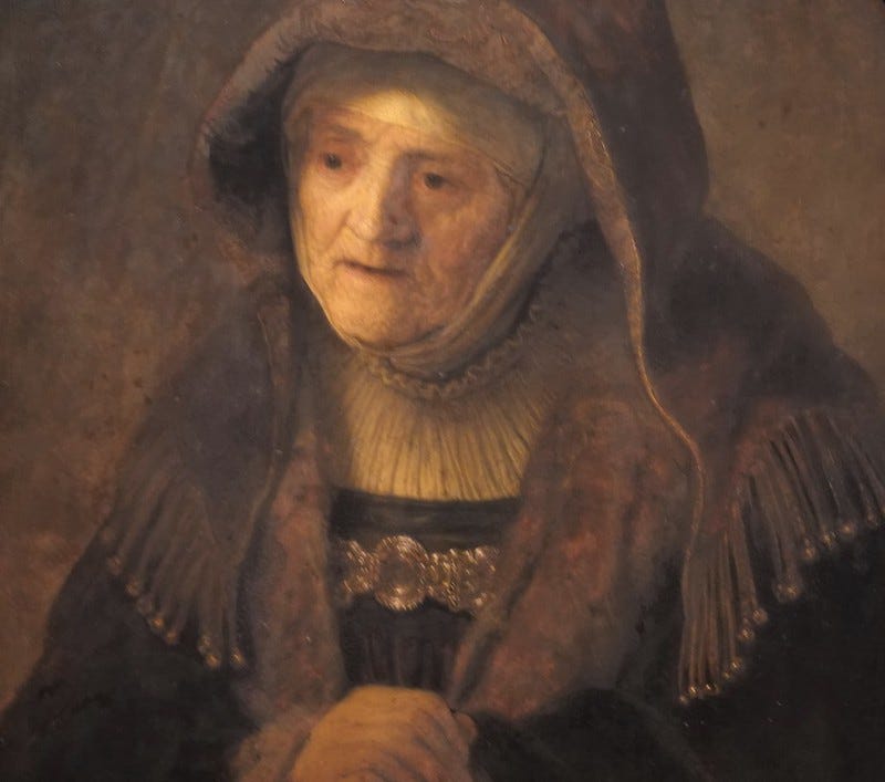 Rembrandt, The Prophetess Anna, ca. 1659; Kunsthistorische… | Flickr