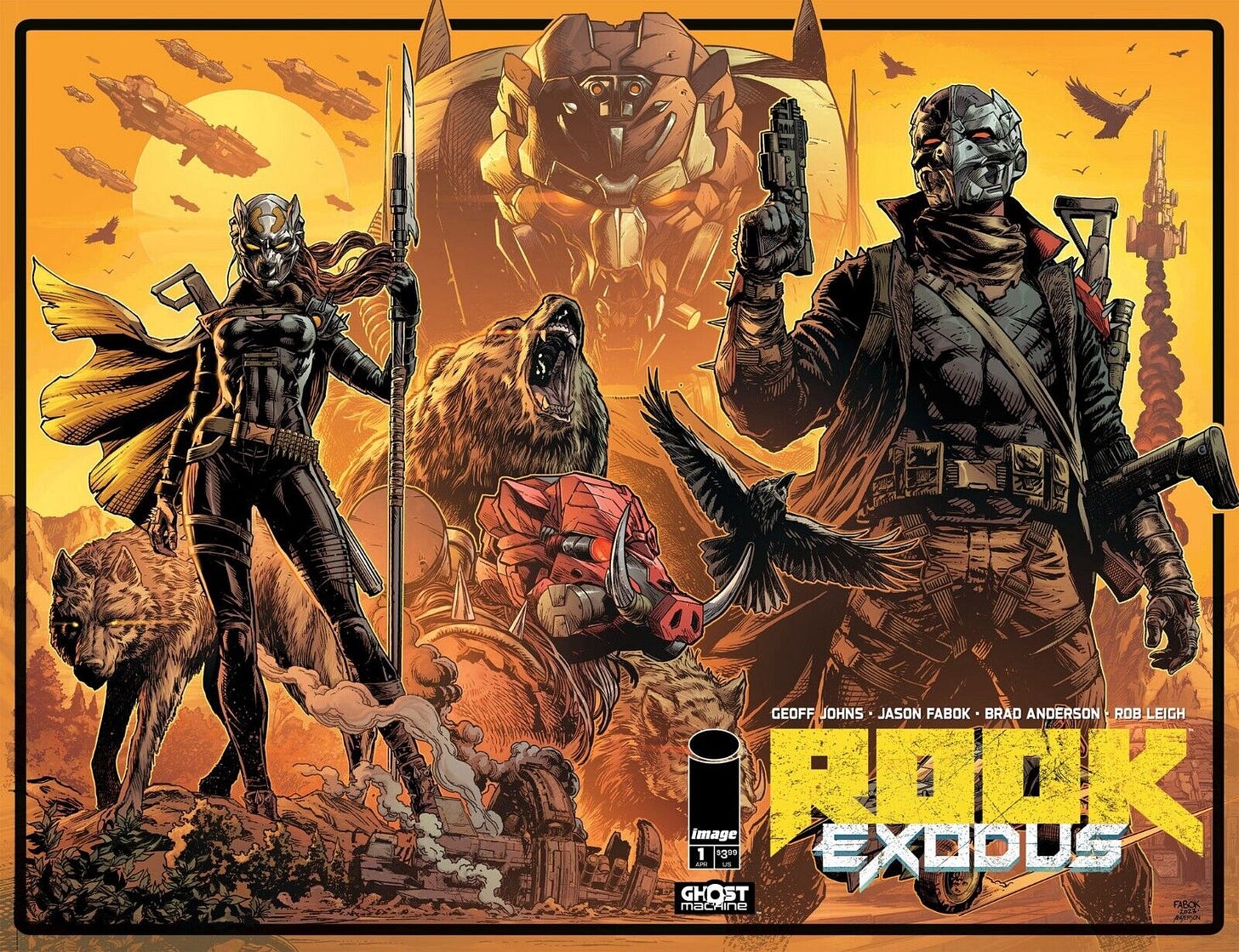 Rook: Exodus #1 Cover A Jason Fabok Wraparound Cover | eBay