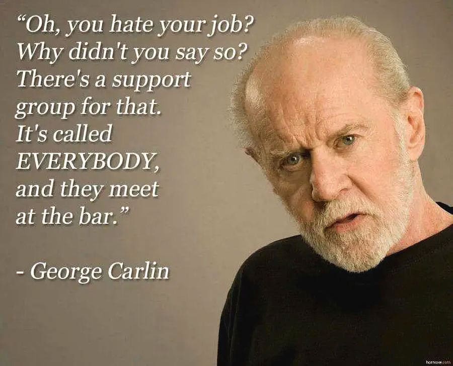 George Carlin Quotes v3 by Robert Banach