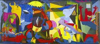 Pablo Picasso Guernica Color Painting | Best Guernica Color Paintings For  Sale
