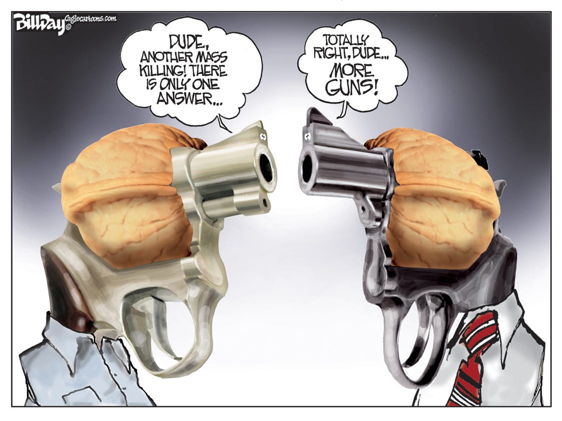 Gun Nuts, A Bill Day Cartoon | Smart City Memphis