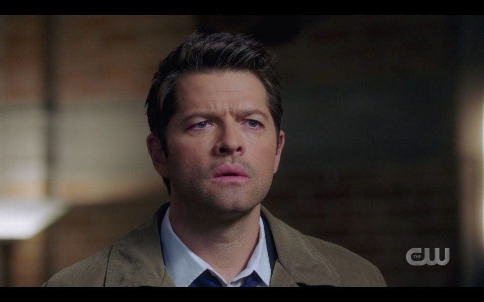 Castiel realizes Sam Winchester is dying SPN Last Call