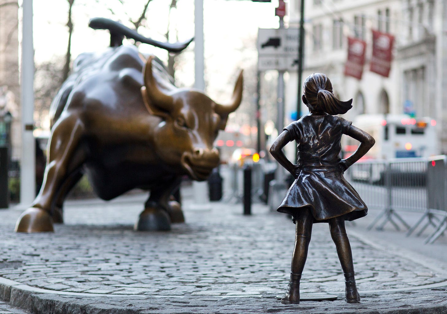 Fearless Girl' Statue to Stay in Financial District (for Now) - The New  York Times