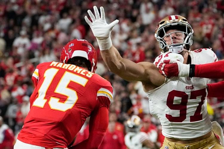 Super Bowl 54: 49ers’ Nick Bosa dominant vs. Patrick Mahomes | Tri-City Herald