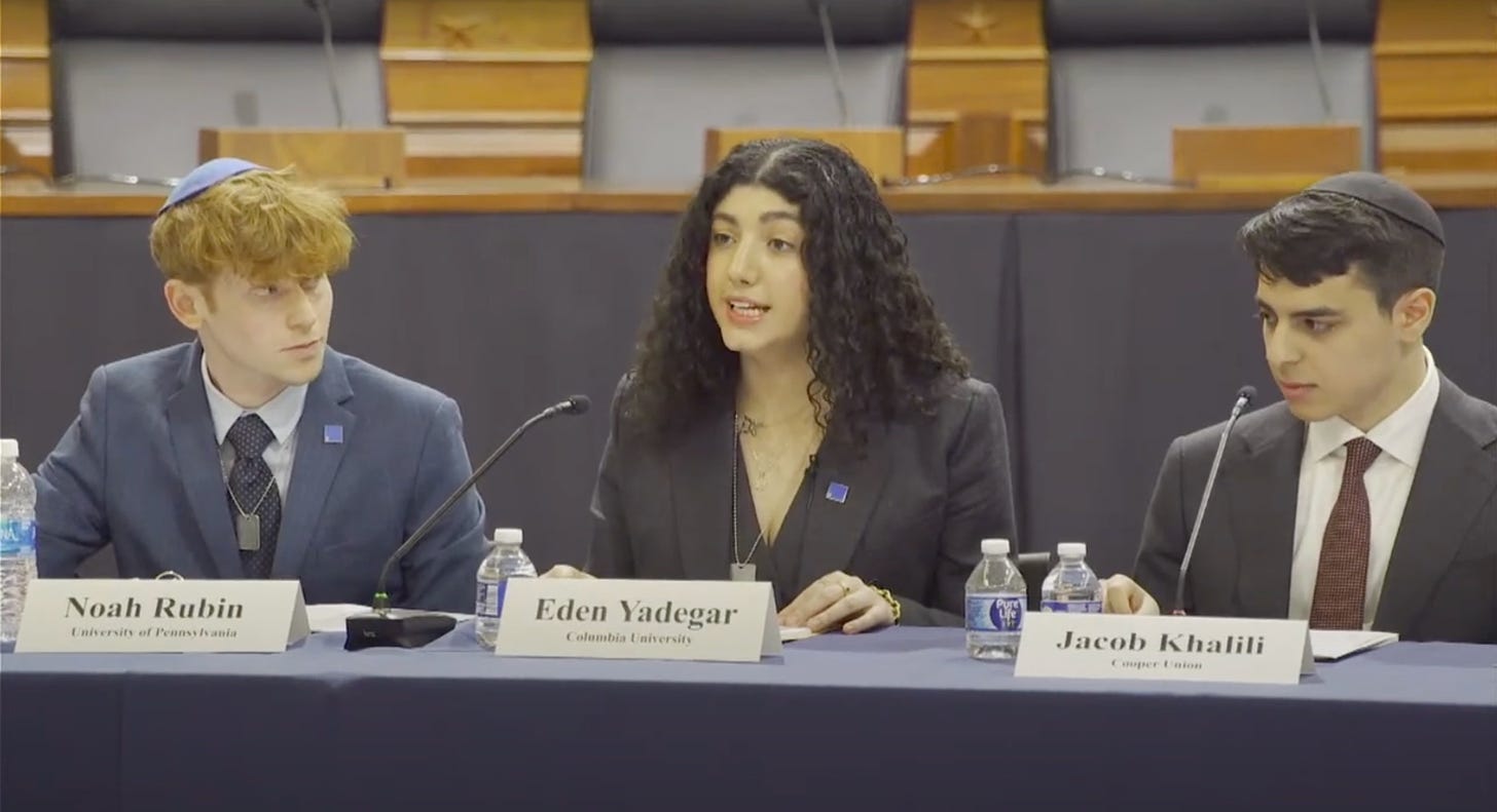 The Jewish community is alone': Columbia SSI president speaks at  congressional roundtable
