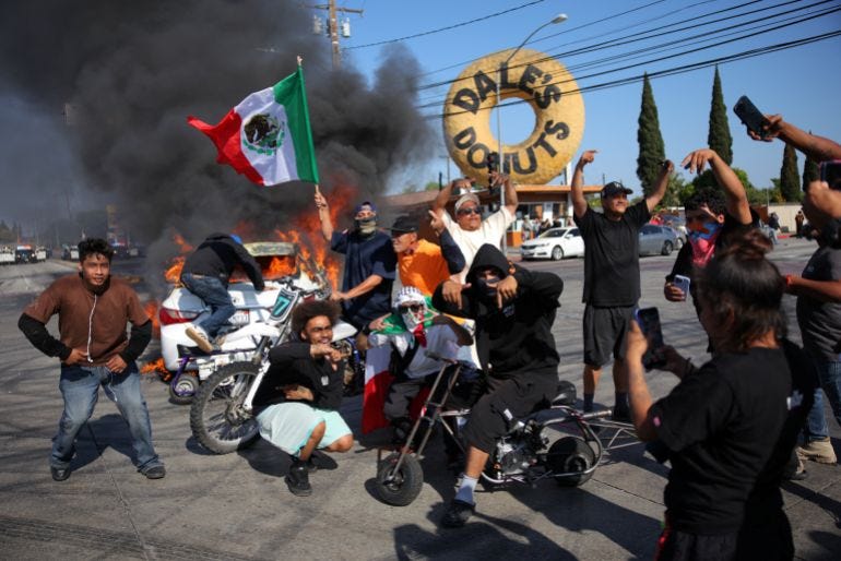 Trump deploys National Guard to quell protests against ICE in Los ...