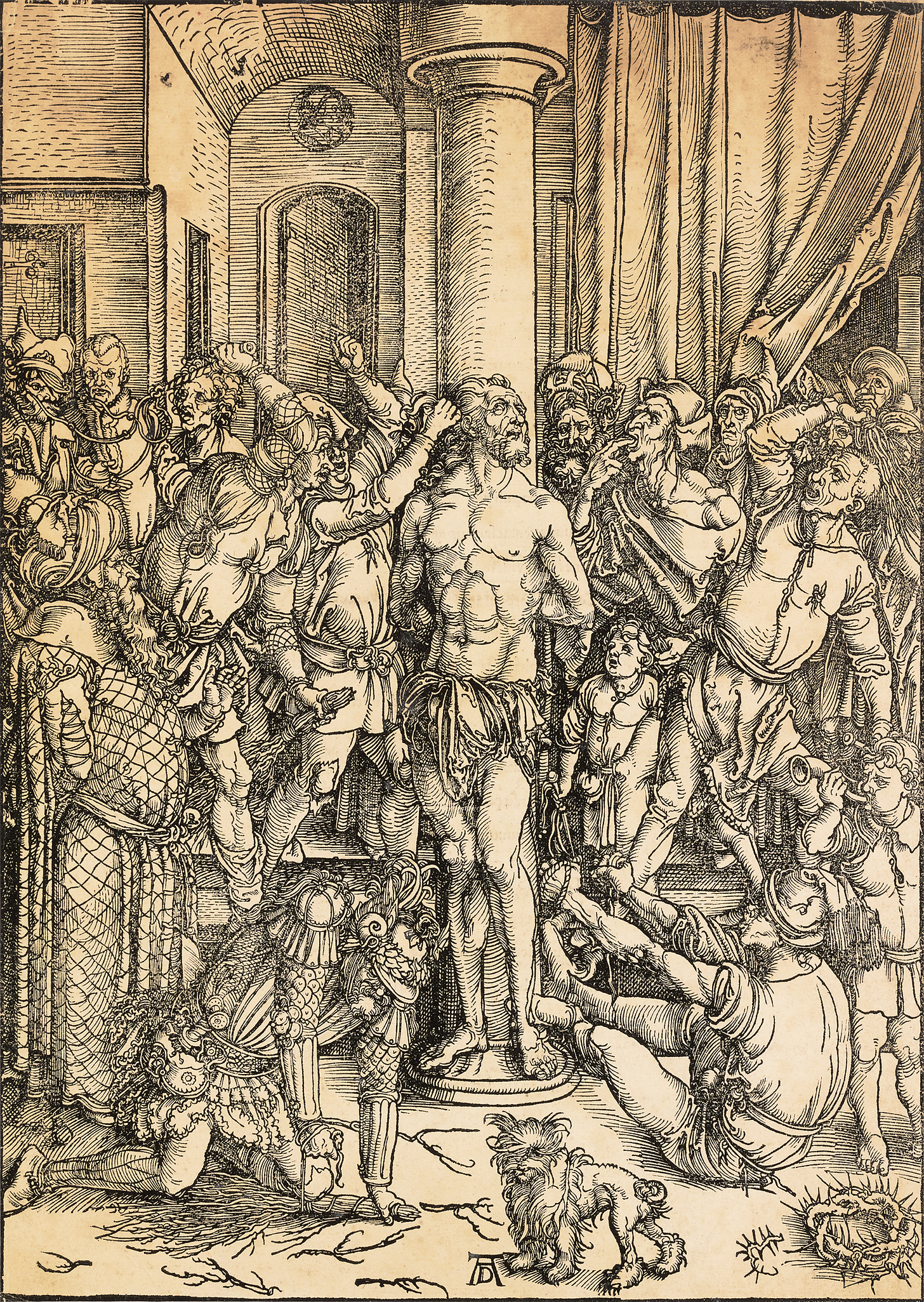 The Scourging of Christ by Albrecht Dürer | M.S. Rau
